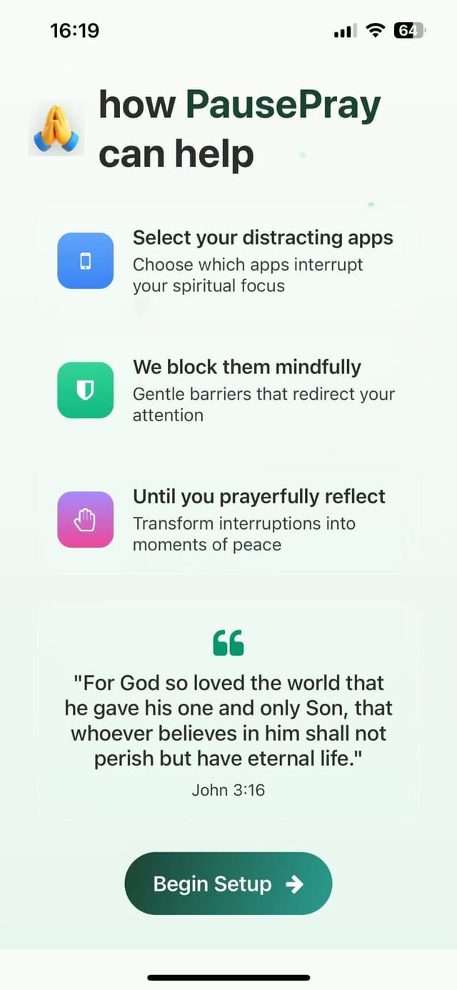 Prayer Timer Feature